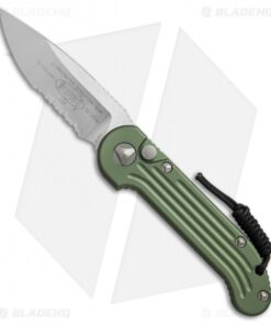 Microtech LUDT Automatic Knife OD Green (3.4" Satin Serr) 135-5OD