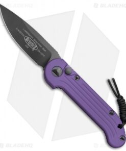 Microtech LUDT Automatic Knife Purple (3.4" Black) 135-1PU