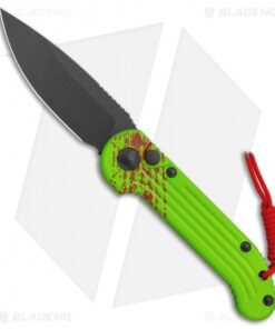 Microtech LUDT Zombie Edition Automatic Knife (3.4" Black) 135-1Z