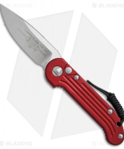 Microtech LUDT Automatic Knife Red (3.4" Satin) 135-4RD