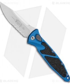 Microtech Socom Elite S/E Automatic Knife Blue (4" Stonewash Ser) 160A-11BL