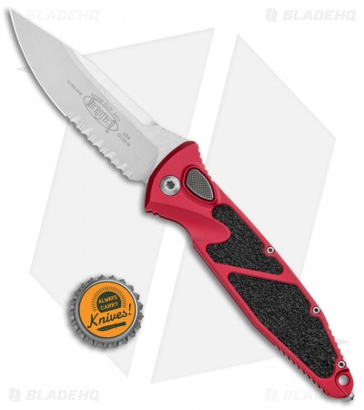 Microtech Socom Elite S/E Automatic Knife Red (4" Stonewash Ser) 160A-11RD - Image 4