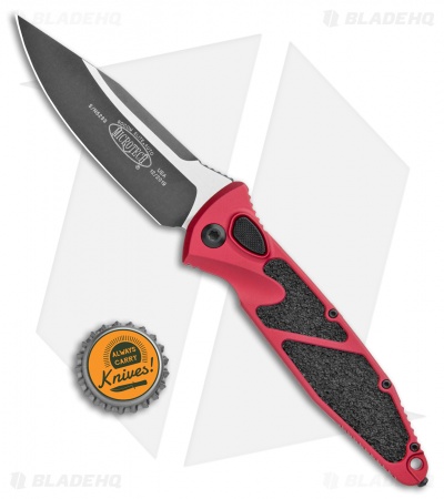 Microtech Socom Elite S/E Automatic Knife Red (4" Two-Tone) 160A-1RD - Image 4