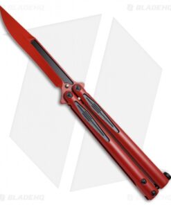 Microtech Tachyon III Balisong Butterfly Dead Pool (4.5" Red/Black) 173-1DP