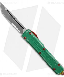 Microtech Ultratech Bounty Hunter OTF Automatic Knife (3.4" Apocalyptic Serr)