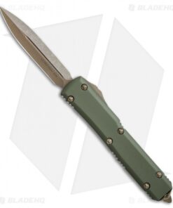 Microtech Ultratech D/E OTF Automatic Knife OD Green (Bronze Apocalyptic)