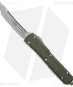 Microtech Ultratech T/E OTF Automatic Knife OD Green G-10 (3.4" Stonewash)