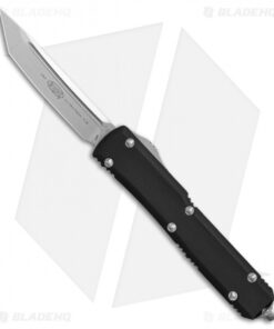 Microtech Ultratech T/E OTF Automatic Knife Black G-10 (3.4" Stonewash)