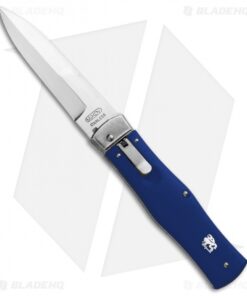 Mikov 241 Predator Lever Lock Automatic Knife Blue (3.75" Polish)