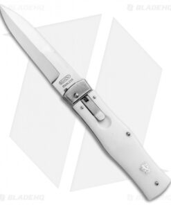 Mikov 241 Predator Lever Lock Automatic Knife White (3.75" Polish)
