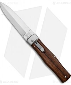 Mikov 241 Predator Leverlock Automatic Knife Wood (3.75" Polish)