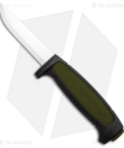 Morakniv Basic 511 Fixed Blade Knife Black/OD Green (3.5" Satin)