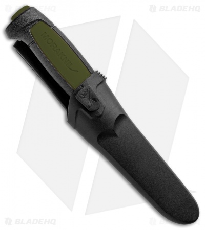 Morakniv Basic 511 Fixed Blade Knife Black/OD Green (3.5" Satin) - Image 3
