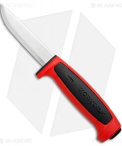 Morakniv Basic 511 Fixed Blade Knife Red/Black (3.5" Satin)