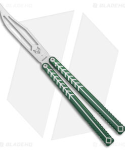 Nabalis + Will Hirsch The Vulp Butterfly Balisong Trainer Green Al (4.4" BB)