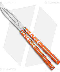Nabalis + Will Hirsch The Vulp Butterfly Balisong Trainer Orange Al (4.4" BB)