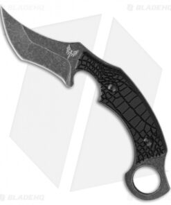 Combat Ready Nagini Trailing Point Fixed Blade Knife (3.25" Black SW) CBR340