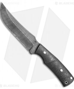 Olamic Cutlery Persian XL Fixed Blade Knife Carbon Fiber (5.75" Damascus) 4135