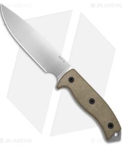 Ontario RAT-6 Fixed Blade Knife Tan Micarta (5.5" Satin) 8659