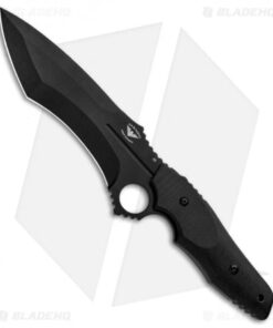 Paragon Warlord Fixed Blade Knife Black G-10 (7.5" Black)