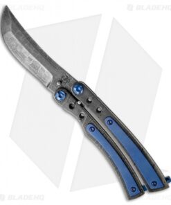 Patrick Famin Custom Lambo 16 Butterfly Knife Damascus (3" Damascus)