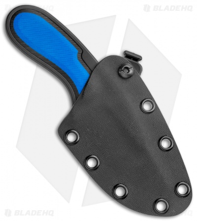 Patriot Bladewerx Elishewitz Daily Carry EDC Fixed Blade Blue G10 (2.9" Black) - Image 3