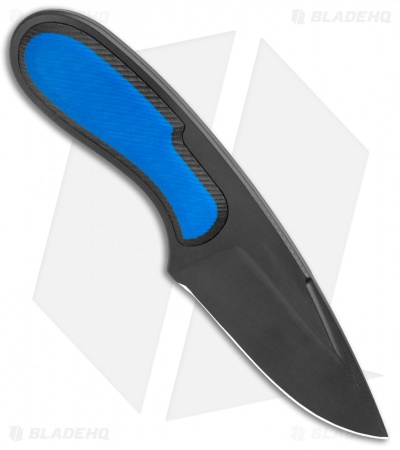 Patriot Bladewerx Elishewitz Daily Carry EDC Fixed Blade Blue G10 (2.9" Black) - Image 2