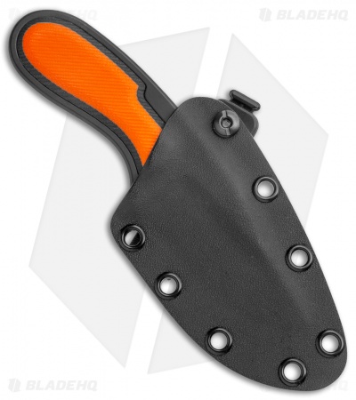 Patriot Bladewerx Elishewitz Daily Carry EDC Fixed Blade Orange G10 (2.9" Black) - Image 3