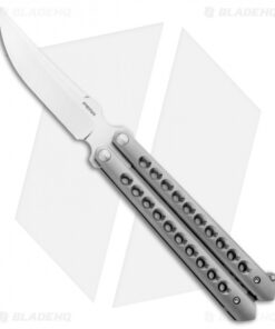 Pena Knives JUO x Pena Balisong Ti w/ Blue Spacers