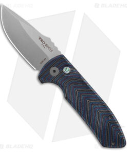 Pro-Tech Custom SBR Automatic Knife Unique Tempest Micarta (2.6" Stonewash)
