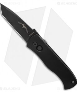 Emerson Pro-Tech CQC-7 Tanto Automatic Knife Black Aluminum (3.25" Black S45VN)