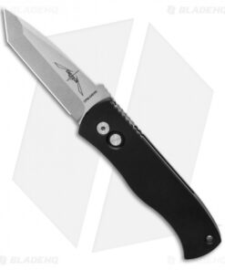Emerson Pro-Tech CQC-7 Tanto Automatic Knife Black Aluminum (3.25" Stonewash)