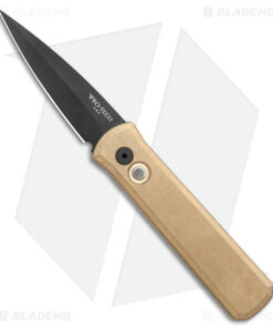 Pro-Tech Godson Automatic Knife Bronze Aluminum (3.15" Black) 7112