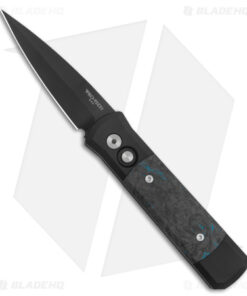 Pro-Tech Godson Automatic Knife Fat Carbon Fiber Dark Matter (3.15" Black) 7FC31