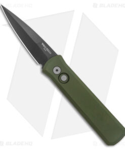 Pro-Tech Godson Automatic Knife Green (3.15" Black) 721-Green