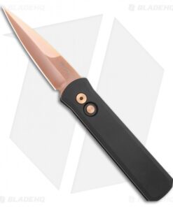 Pro-Tech Godson Automatic Knife Black (3.15" Rose Gold) 721-RG