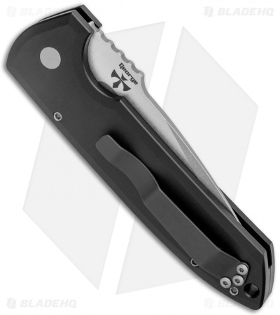 Protech Les George Rockeye Automatic Knife (3.5" Stonewash) LG301 - Image 3