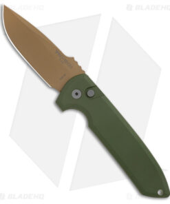 Pro-Tech Les George Rockeye Desert Warrior Auto Smooth Green Al (3.4" Copper)