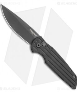Pro-Tech TR-3 SWAT Tactical Response Automatic Knife w/Grooves (3.5" Black)