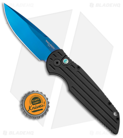 Pro-Tech TR-3 Tactical Response 3 Automatic Knife Black Aluminum (3.5" Sapphire) - Image 4