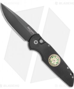 Pro-Tech TR-3 Army Medallion Tactical Response Automatic Knife (3.5" Black DLC)