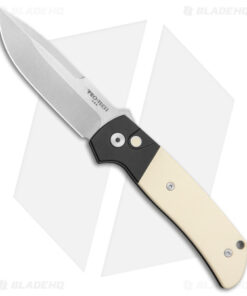 Pro-Tech Terzuola Tuxedo ATCF Automatic Knife Ivory Micarta (3.5" SW Magnacut)