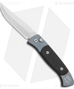 Pro-Tech Brend 2 Small Automatic Knife Special Gray/Carbon Fiber (2.9" Satin)