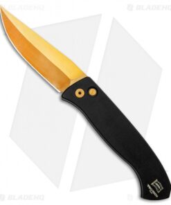 Pro-Tech Brend 3 Medium Automatic Knife Black (3.75" Copper Rose)