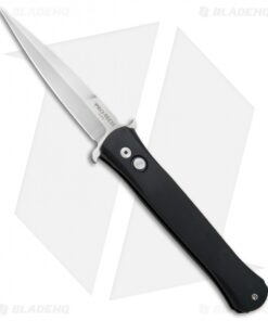 Pro-Tech Don Automatic Knife Solid Smooth Aluminum (3.5" Satin) 1721-Satin