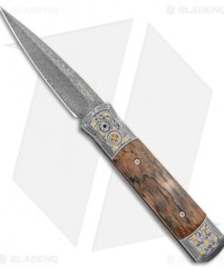 Pro-Tech Godfather Ultimate Custom Steel Knife Mastodon Bark (4" Damascus)