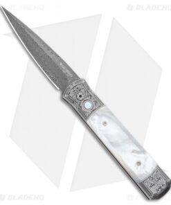 Pro-Tech Godfather Ultimate Custom Steel Knife MoP (4" Damascus)