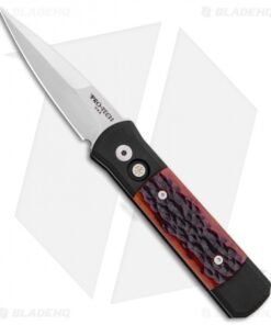 Pro-Tech Godson Automatic Knife Amber Jigged Bone (3.15" Satin) 761