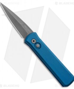 Pro-Tech Godson Blue Automatic Knife (3.15" Bead Blast)