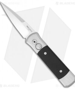 Pro-Tech Godson Automatic Knife Gray/Black G-10 (3.15" Satin) 700